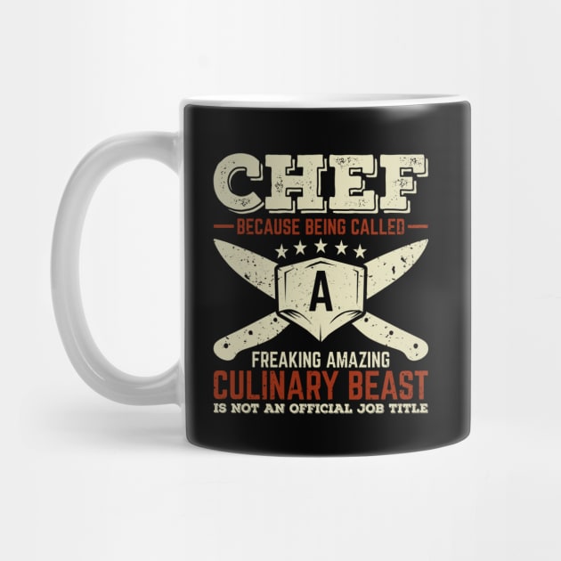 Funny Chef De Cuisine Cook Gift by Dolde08